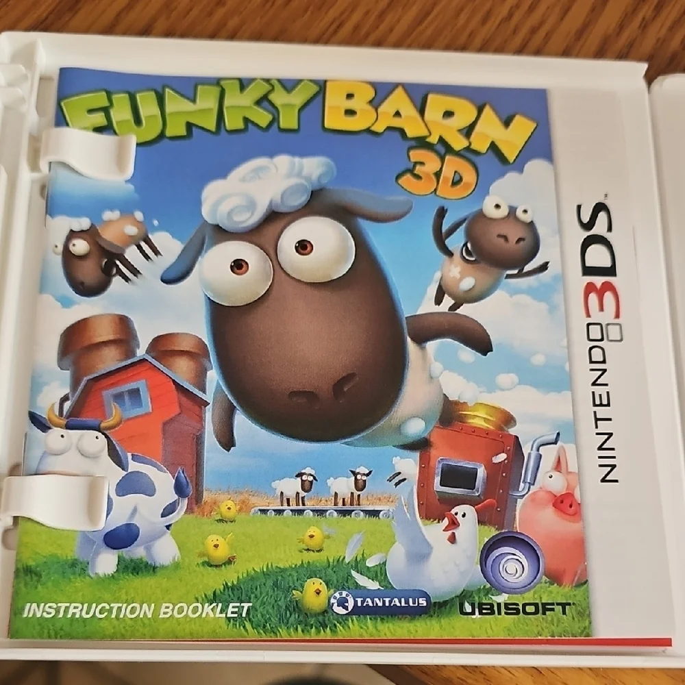 Nintendo 3DS Funky Barn Game - Blue, Green, White, Brown